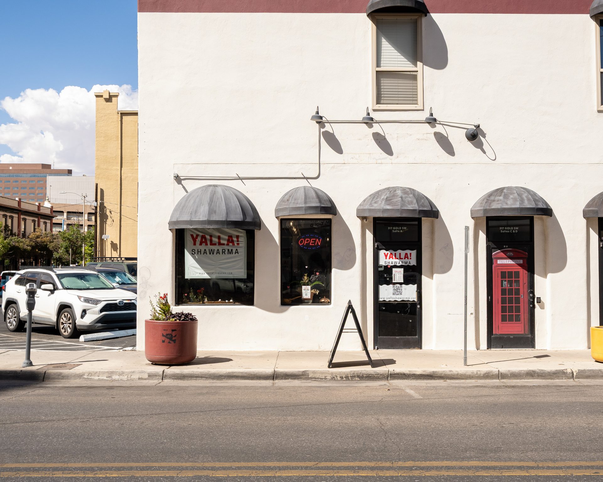 Welcome to Yalla Shawarma Downtown Albuquerque